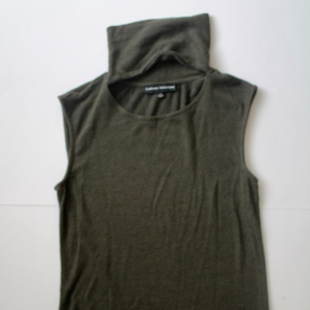 Catherine Malandrino Olive Sweater